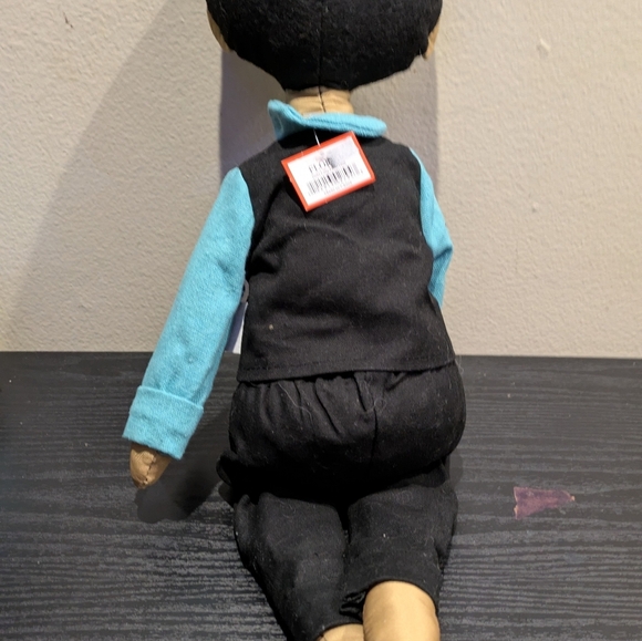 Debi Lilly Skeleton Plush Toy with Black and Blue Outfit 20 Inches Tall - Picture 3 of 9